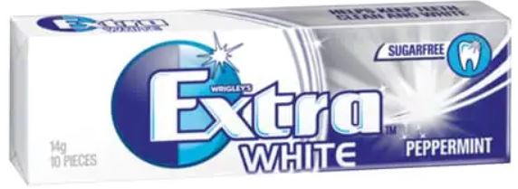 Extra White Sweet Mint Sugar Free Chewing Gum 14g