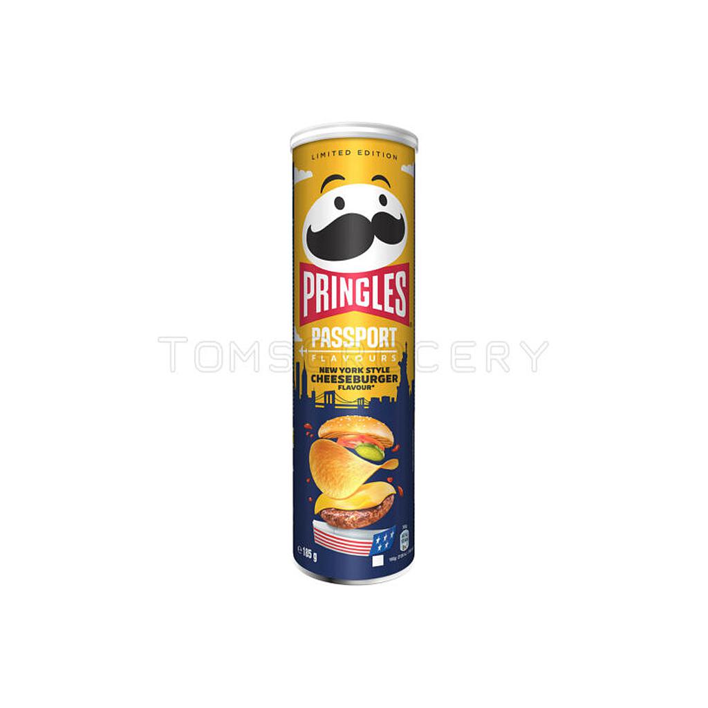 Pringles Passport New York Style Cheese Burger Flavour Chips 165gm