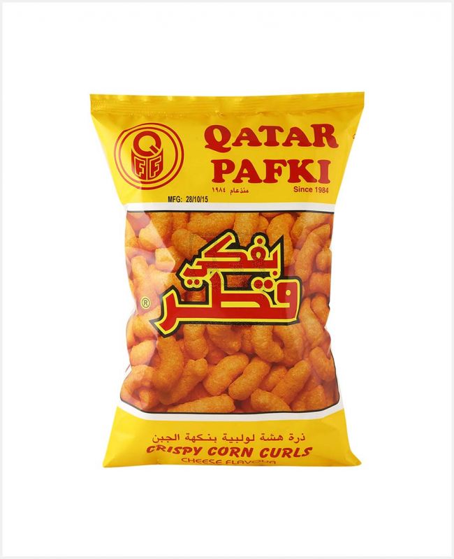 Qatar Pafki Crispy Corn Cheese Curls 25g