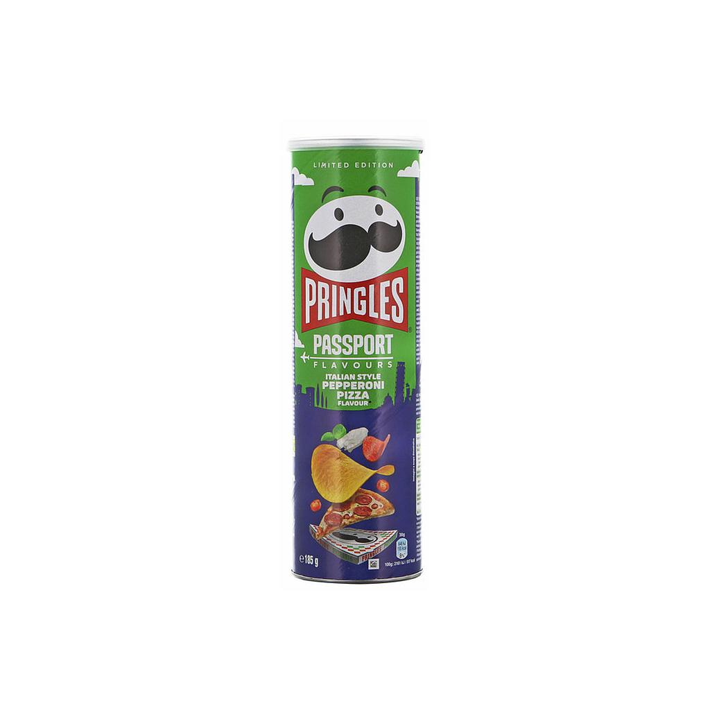 Pringles Passport Italian Style Pepperoni Pizza Flavour Chips 165gm