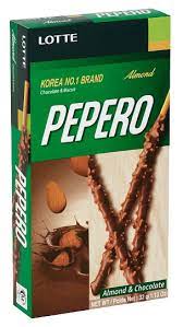 Lotte Pepero Almond Biscuit 8x32g