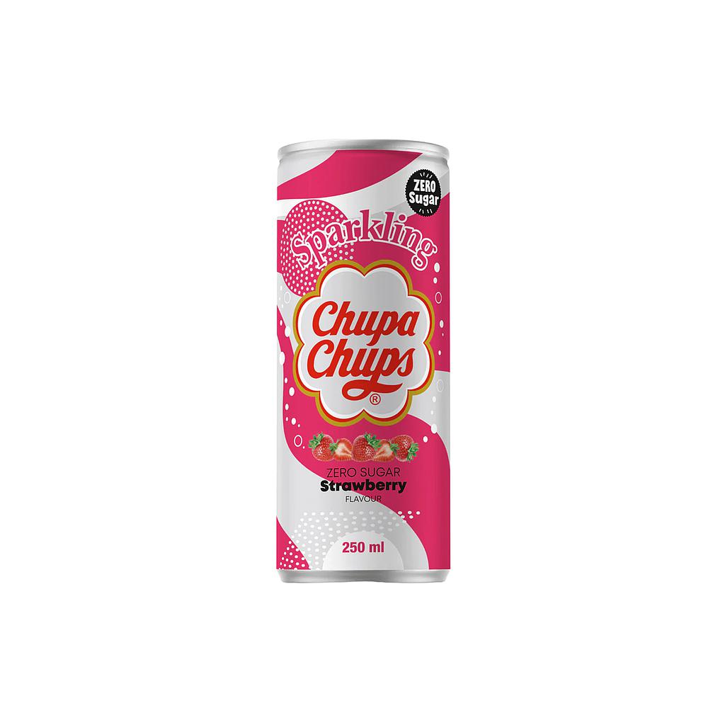Chupa Chups Strawberry Flavor Zero Sugar 250ml