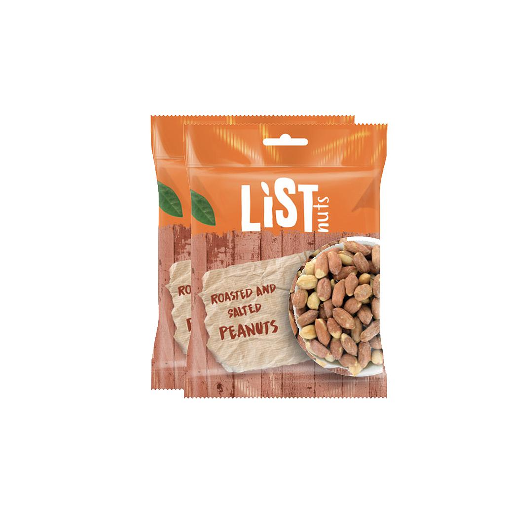 List Roasted &amp; Salted Peanuts - 2*150g 