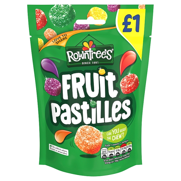 Rowntree's Fruit Pastilles Candy 114g