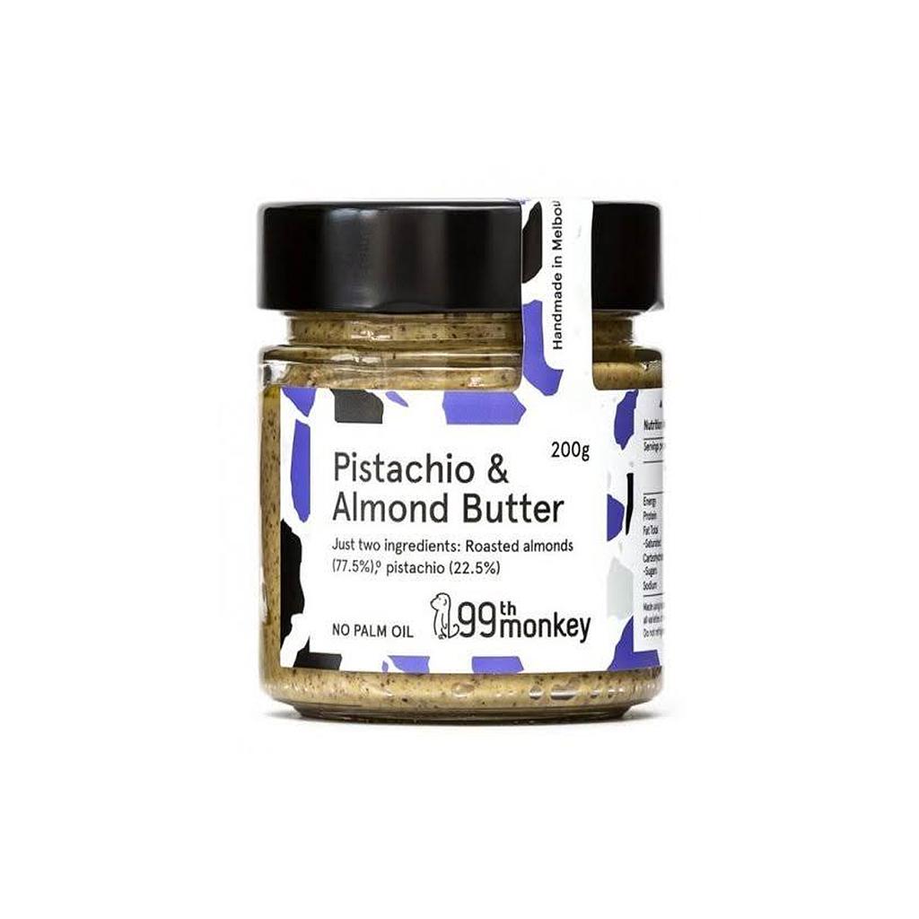 99th Monkey Pistachio &amp; Almond Butter 200g