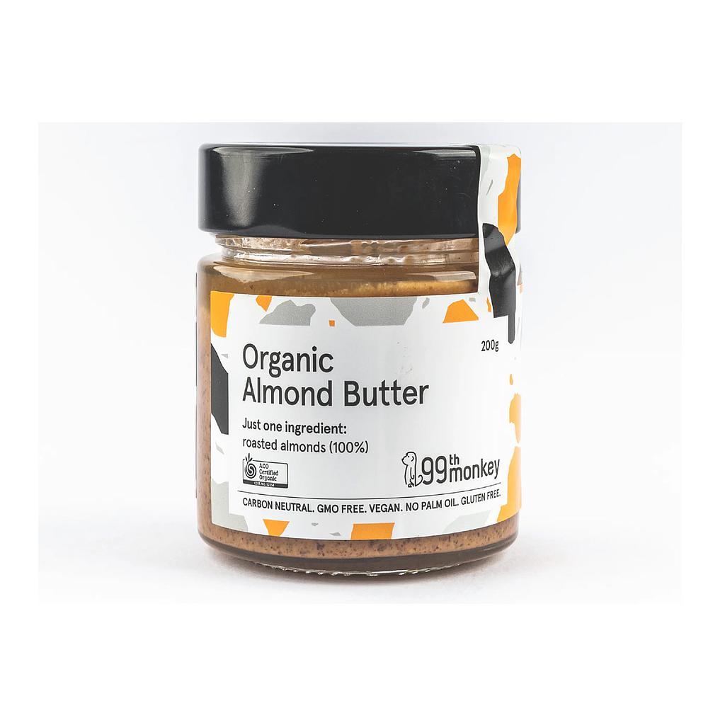 99th Monkey Organic Almond Butter 200g