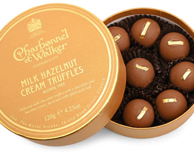 Charbonnel Milk Hazelnut Cream Truffles 120g