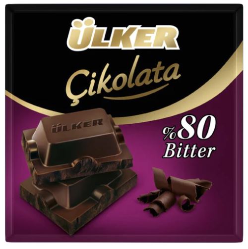 Ulker Cikolata 80% Dark Chocolate 60g