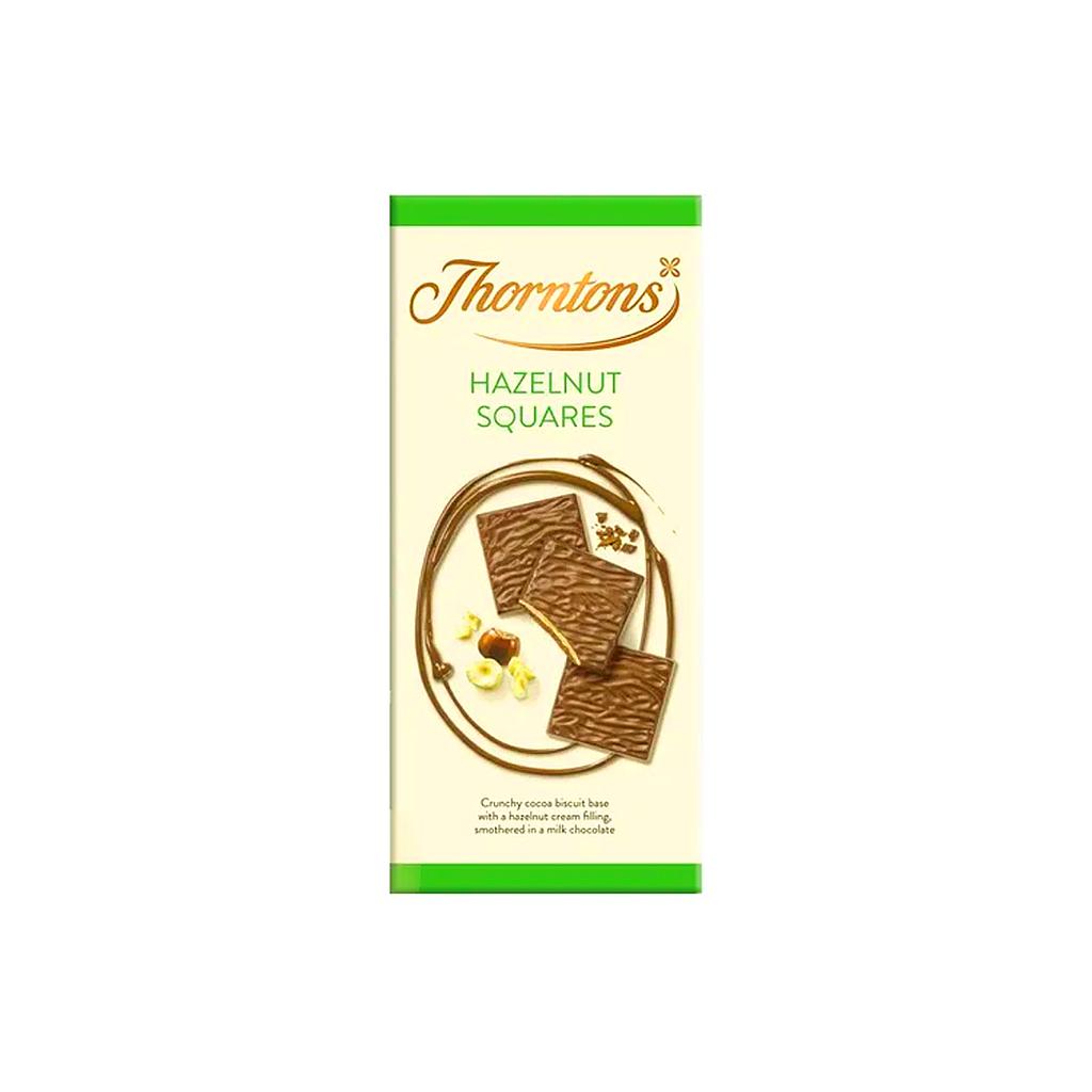Thorntons Hazelnut Squares Chocolate 104gm
