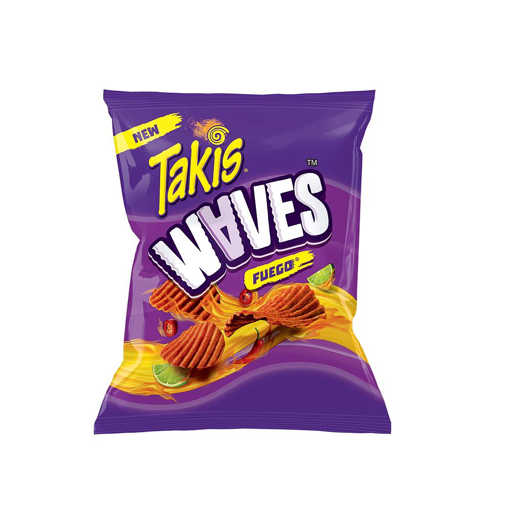 Takis Waves Fuego Chilli &amp; Lime Chips 71gm