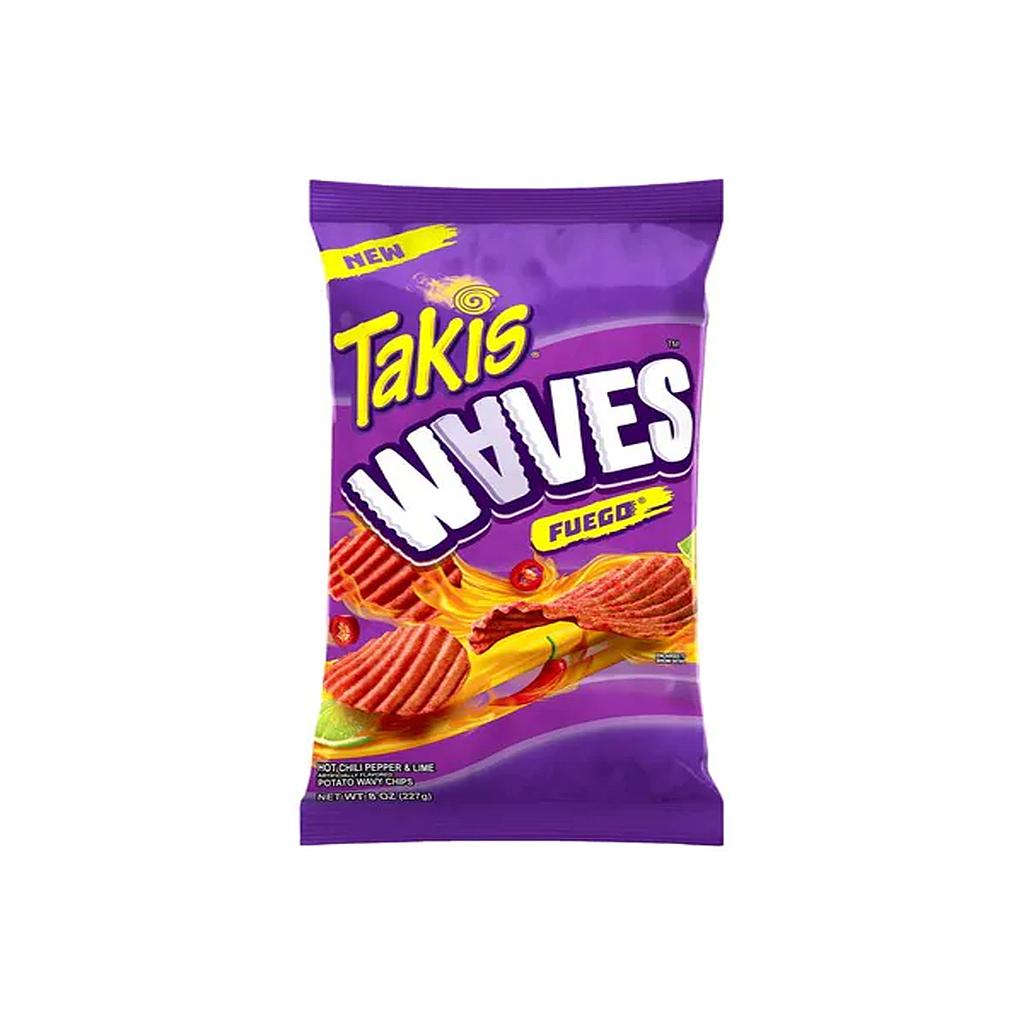 Takis Waves Fuego Chilli &amp; Lime Chips 227gm