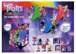 Trolls 3in1 Surprise Egg with Stickers 10g