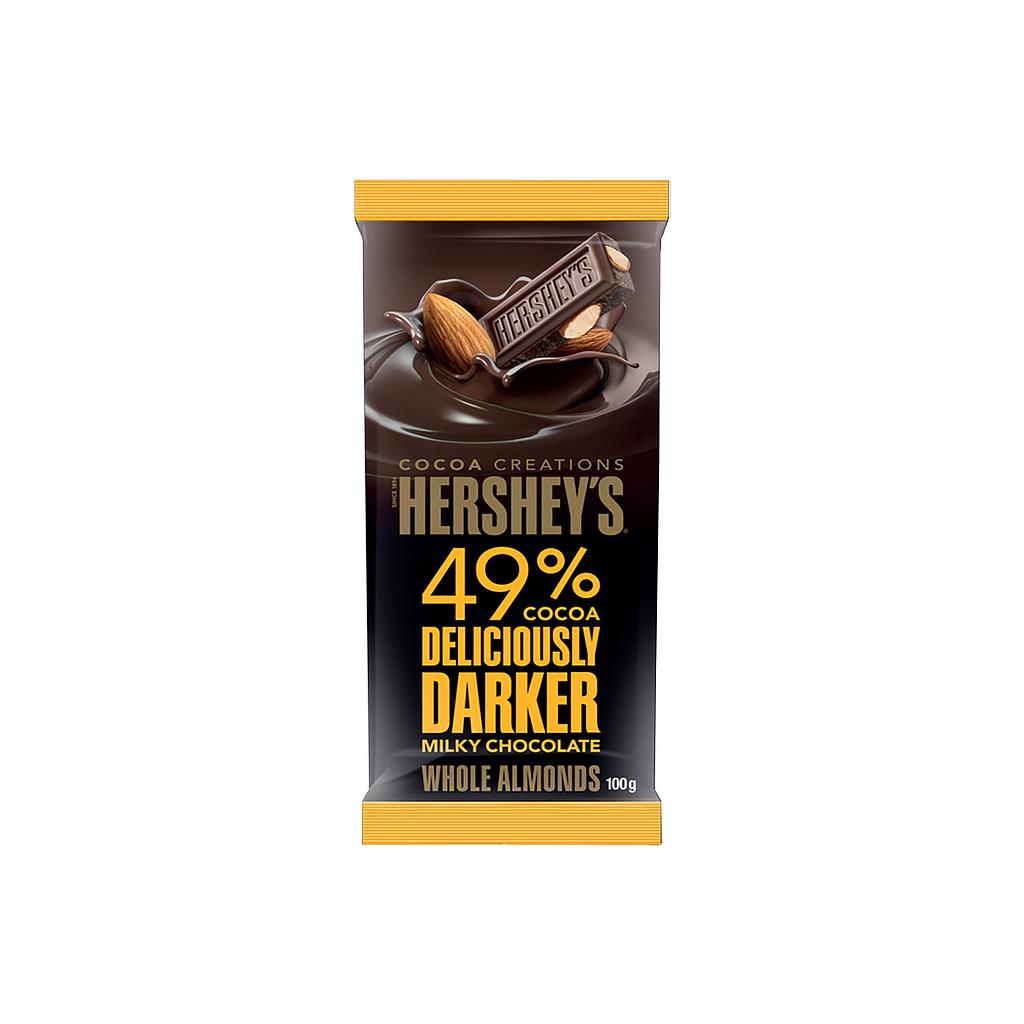 Hershey's 49% Cocoa Whole Almonds100g