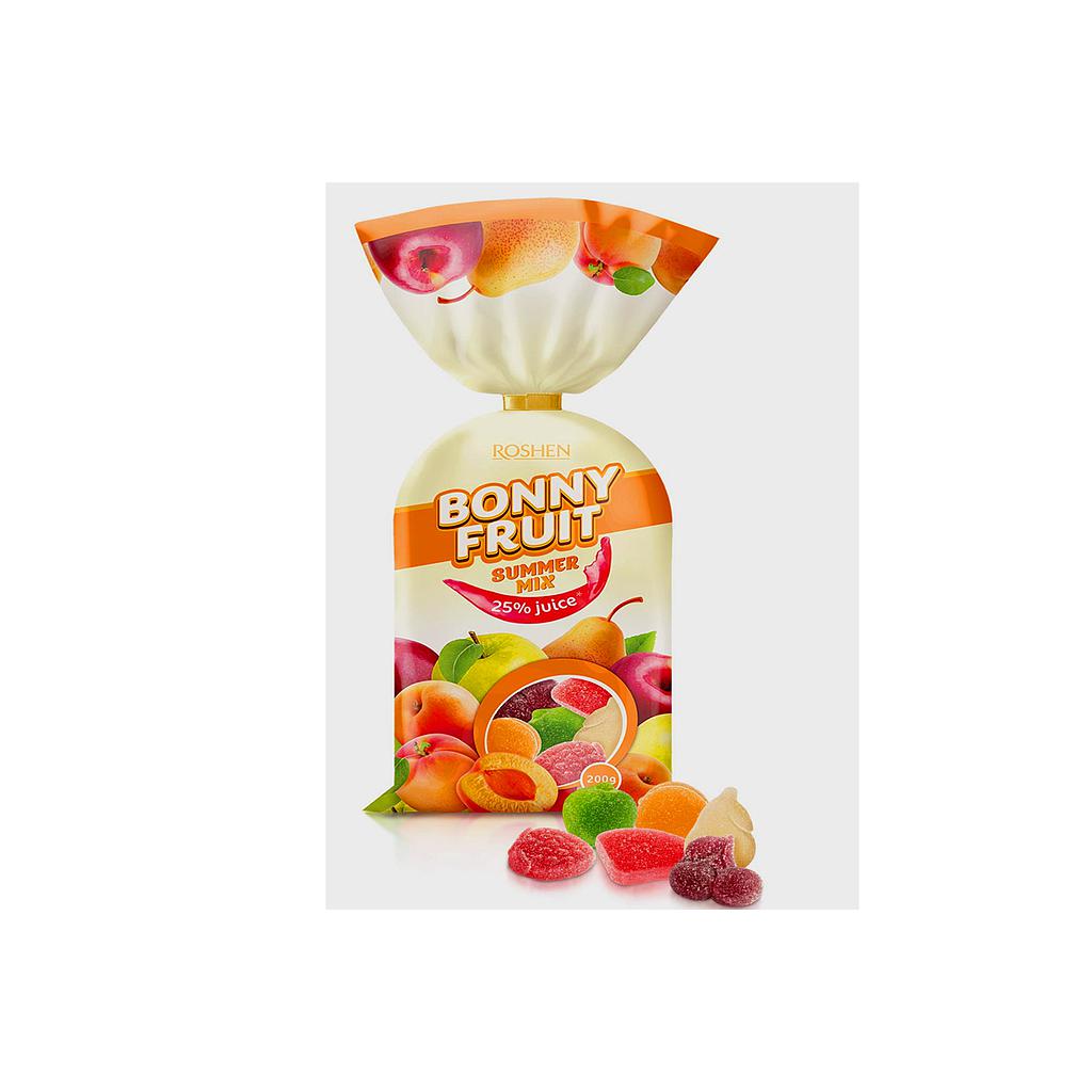 Roshen Bonny Fruits Jelly Summer Mix 200g