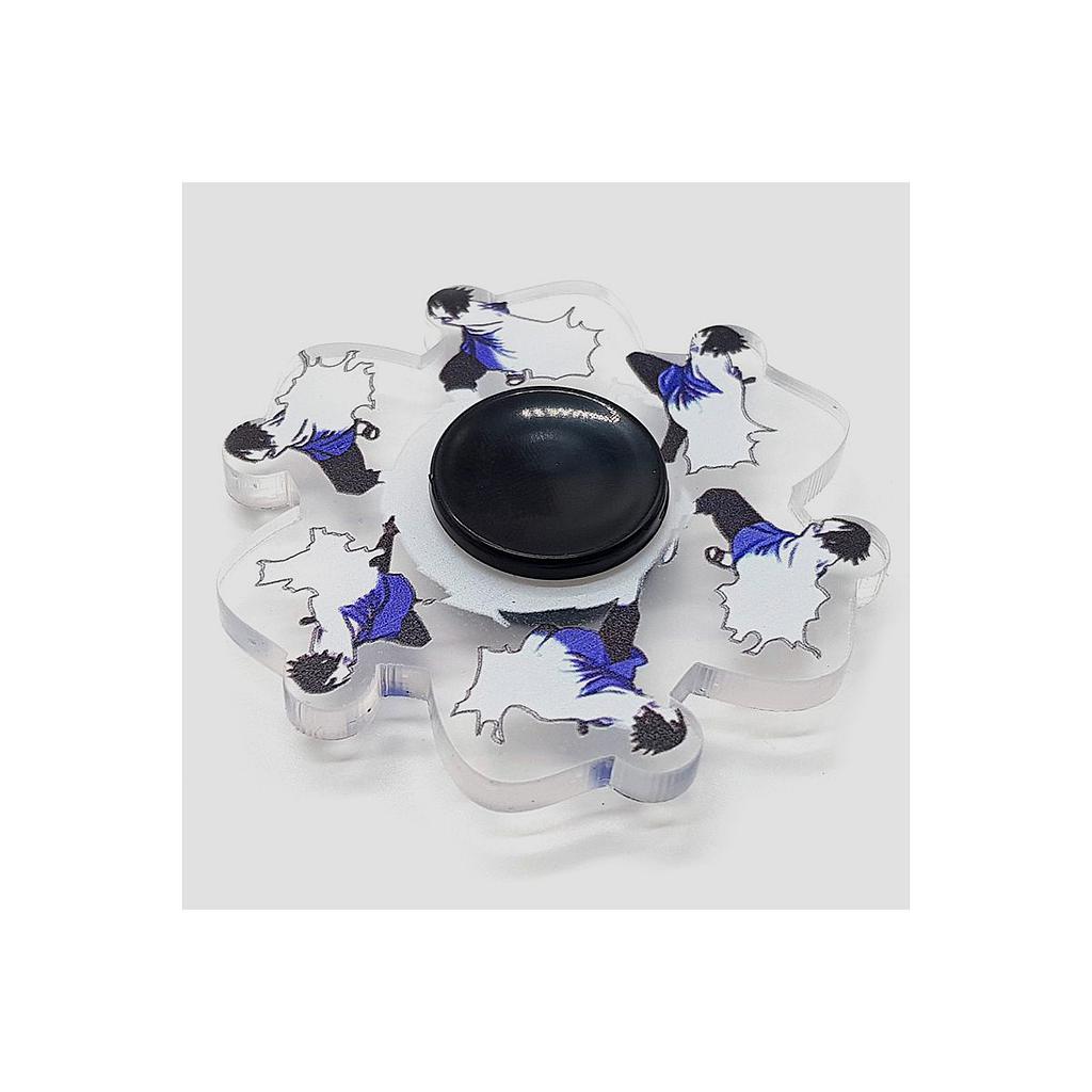 Clear spinner toy