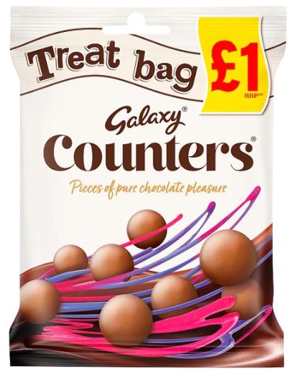 Galaxy Counters Chocolate £1RRP 78g
