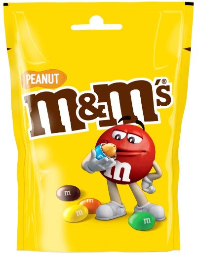 M&amp;M's Peanut Chocolate Pouch 125g