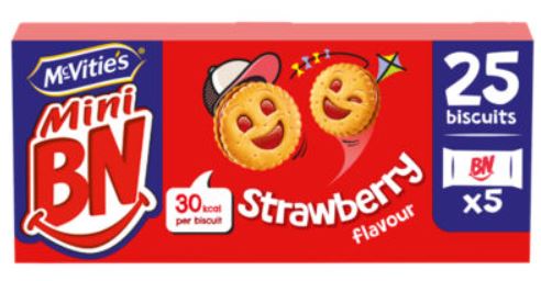 McVities BN Minis Strawberry 5x35g