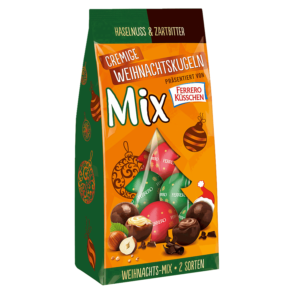 Ferrero Kusschen Haselnuss &amp; Zartbitter Mix Chocolate Eggs 100g