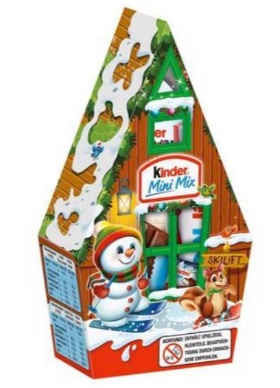 Kinder Mini Mix Weihnachtshaus 76g