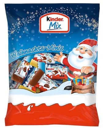 Kinder Mix Beutel Weihnachts-Minis 153g