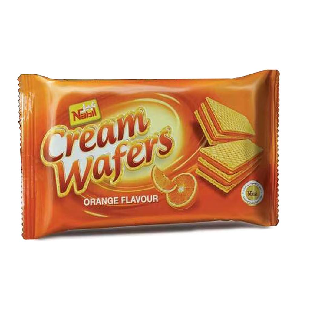 Nabil Cream Wafers Orange 76g