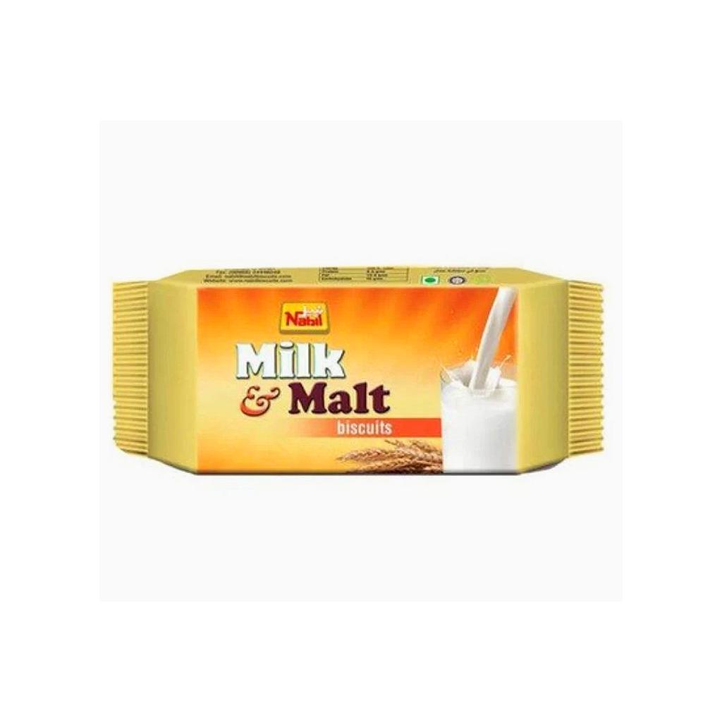 Nabil Milk &amp; Malt Biscuits 40g