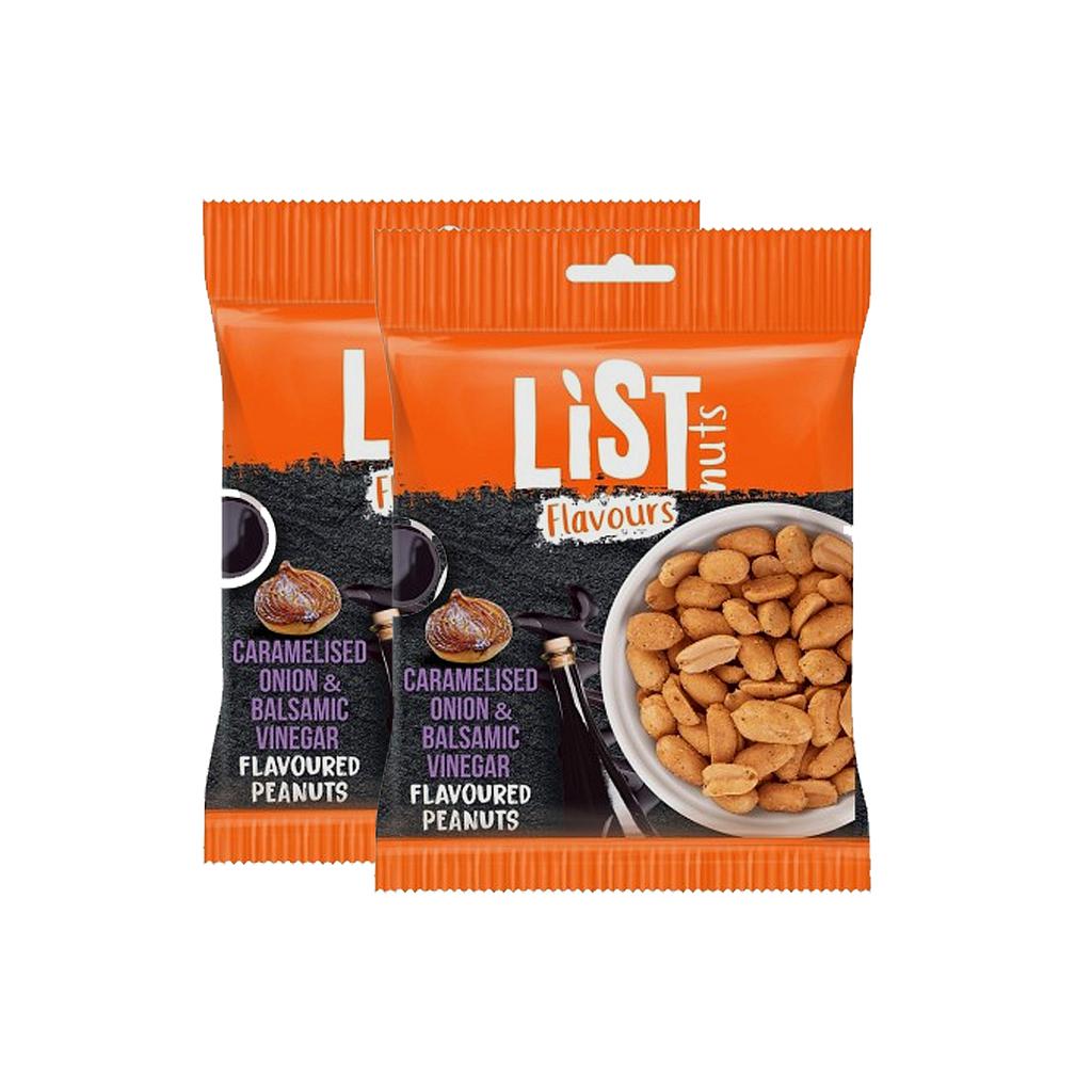 List Peanuts Caramelised Onion 2x150g