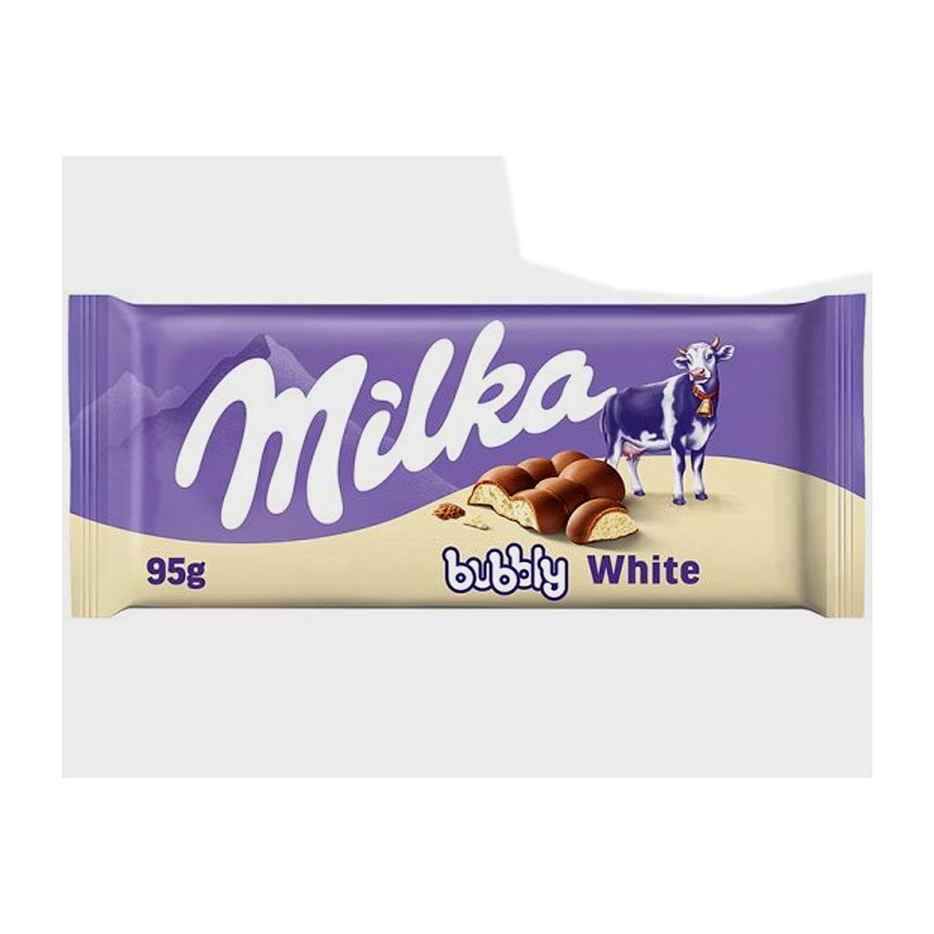 Milka Bubbly White - Milk Chocolate 95g