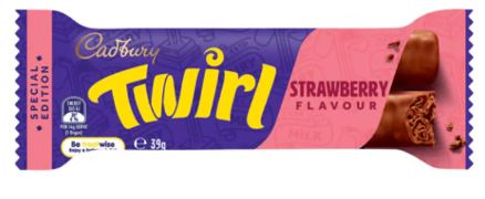 Cadbury Twirl Strawberry Chocolate 39g