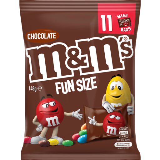 M&amp;M's Chocolate Fun Size 148g