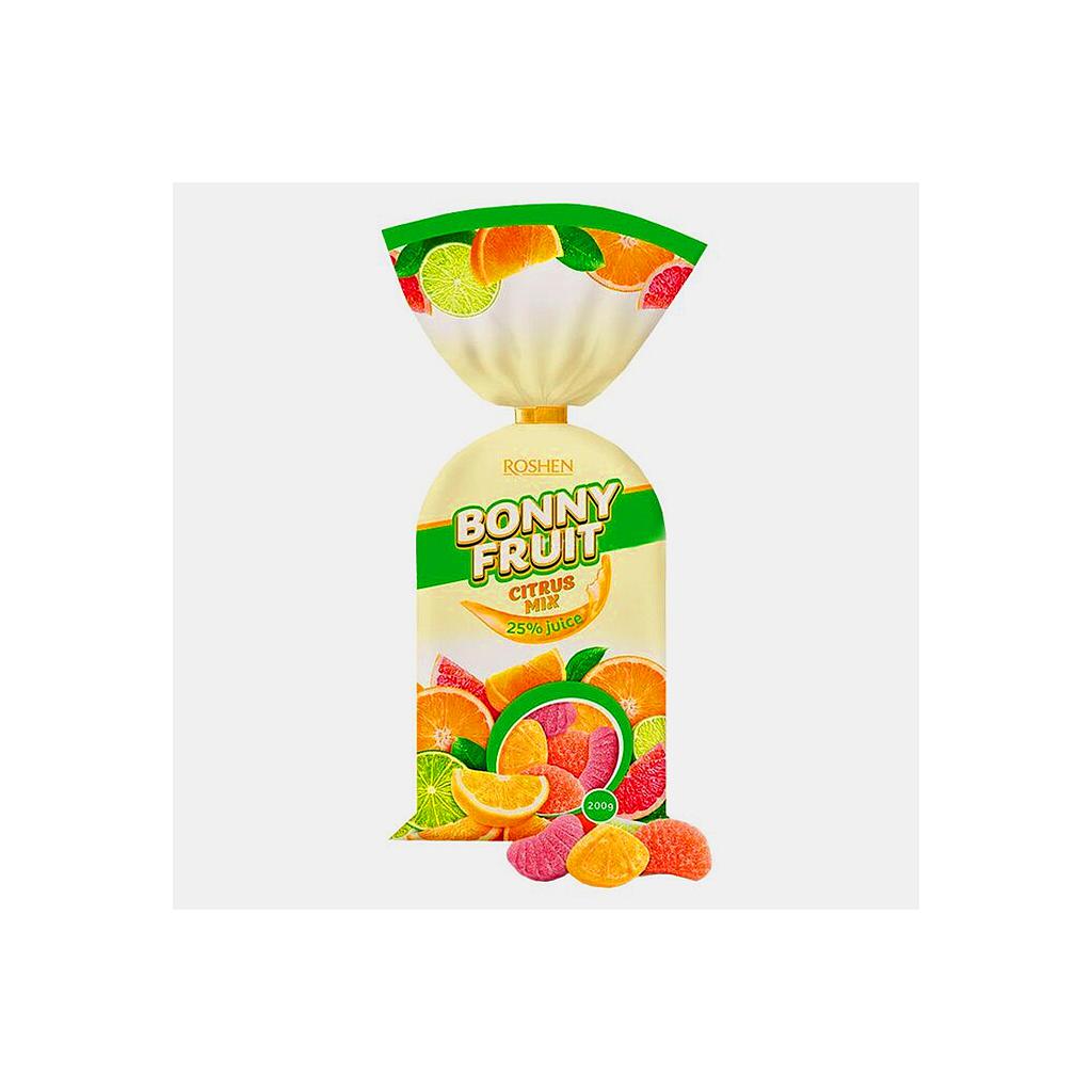 Roshen Bonny Fruits Jelly Citrus Mix 200g