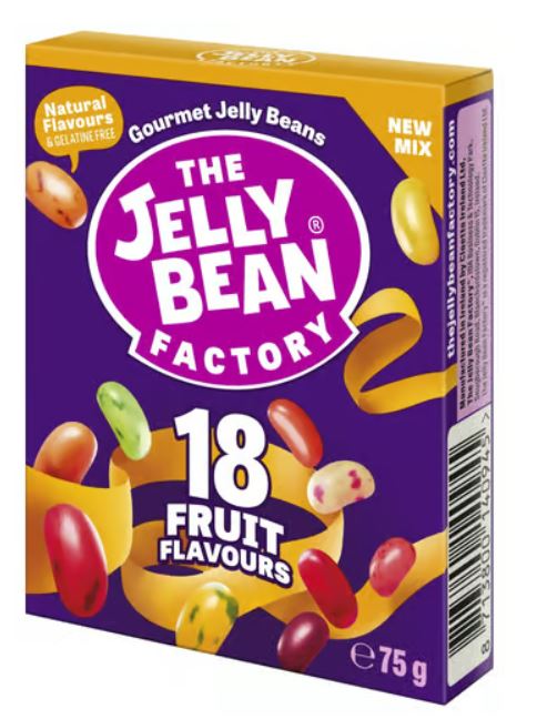 The Jelly Bean Factory 18 Fruit Flavour 75 Gm