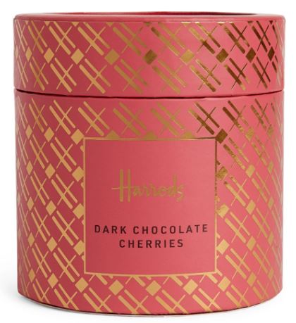Harrods Dark Chocolate Cherries 325g