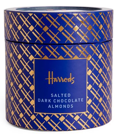Harrods Salted Dark Chocolate Almonds 325g