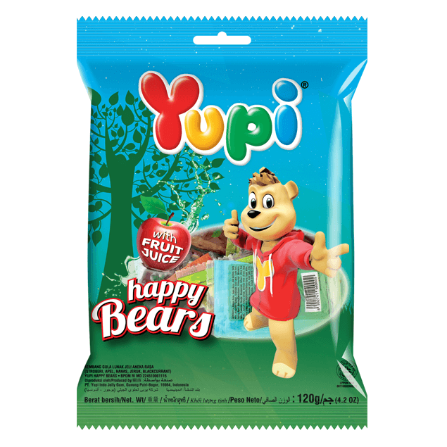 Yupi Happy Bears Mini Jelly 7.5g
