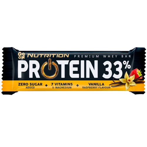 Go On Nutrition Protein 33% Vanilla Raspberry Bar 50g