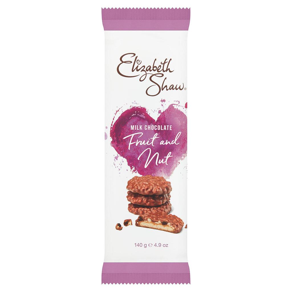 Elizabeth Shaw Milk Chocolate Fruit And Nut 140g