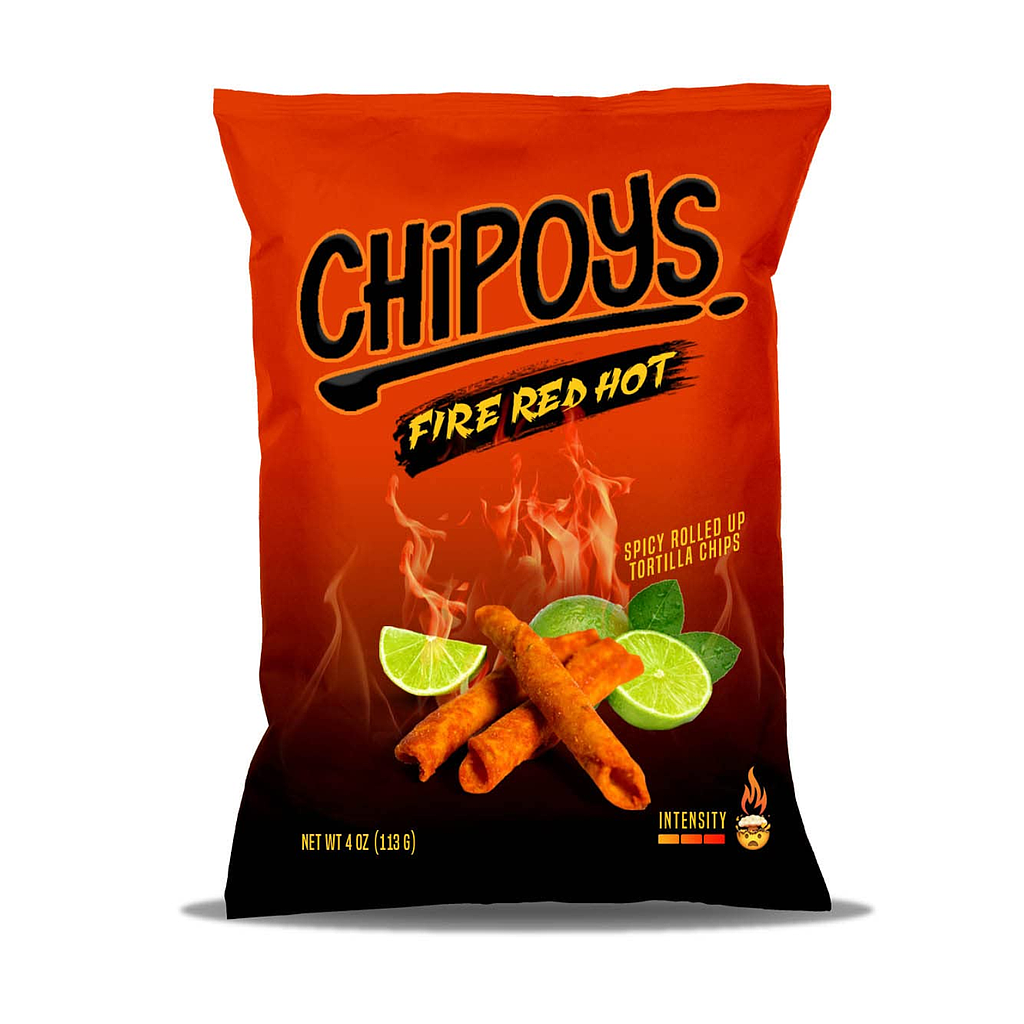 CHIPOYS FIRED RED HOT CHIPS 113.4G		
