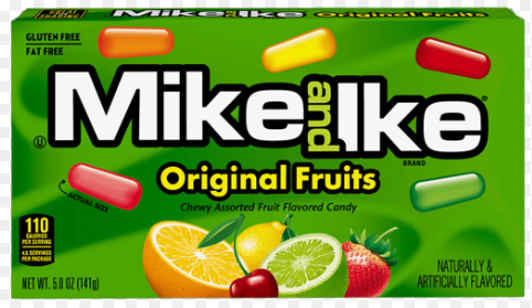 MIKE AND IKE ORIGINAL FRUITS 141G