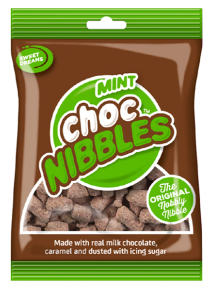 SWEET DREAMS MINT CHOCOLATE NIBBLES 175G
