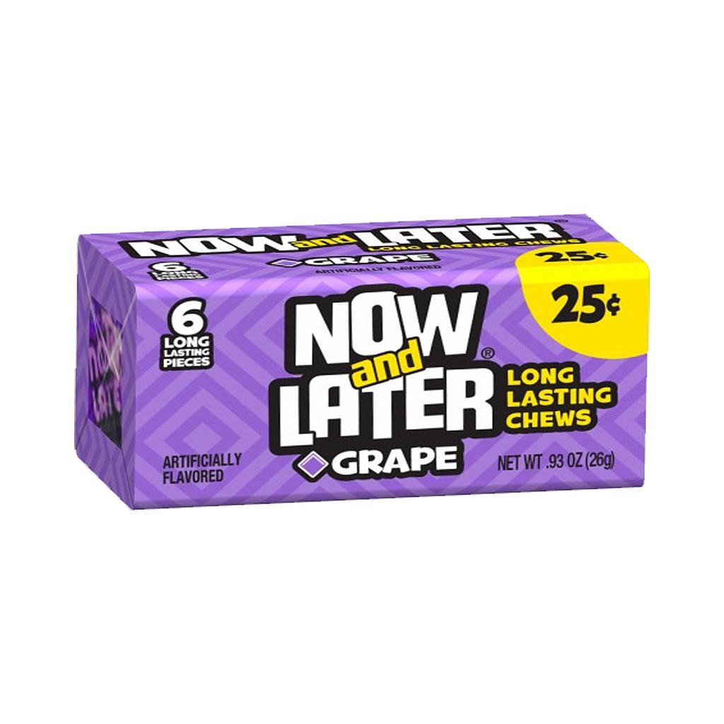 Now &amp; Later Chewy Candy Grape 26 g