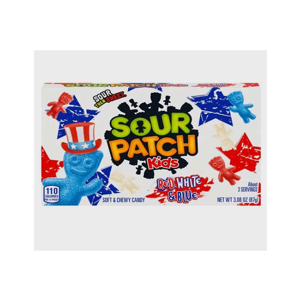 Sour Patch Kids Red, White &amp; Blue Candy Box 87g