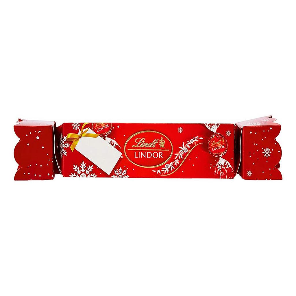 Lindt Lindor Milk Chocolate Cracker Gift Pack 100g