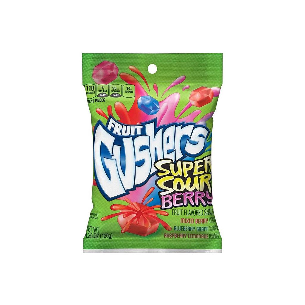 Fruit Gushers Super Sour Berry 120g