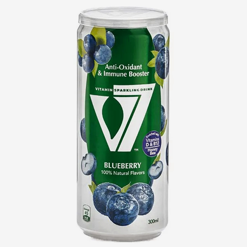 V7 Sparkling Drink Blueberry  300ml