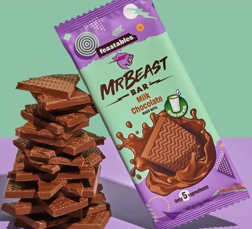 Mr. Beast Bar Milk Chocolate 60g