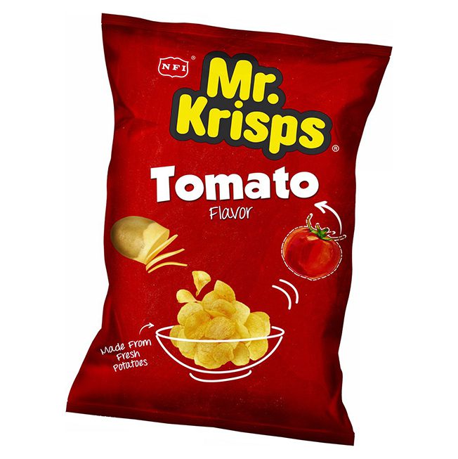 Mr.Krisps Potato Chips Tomato Flavor 80G