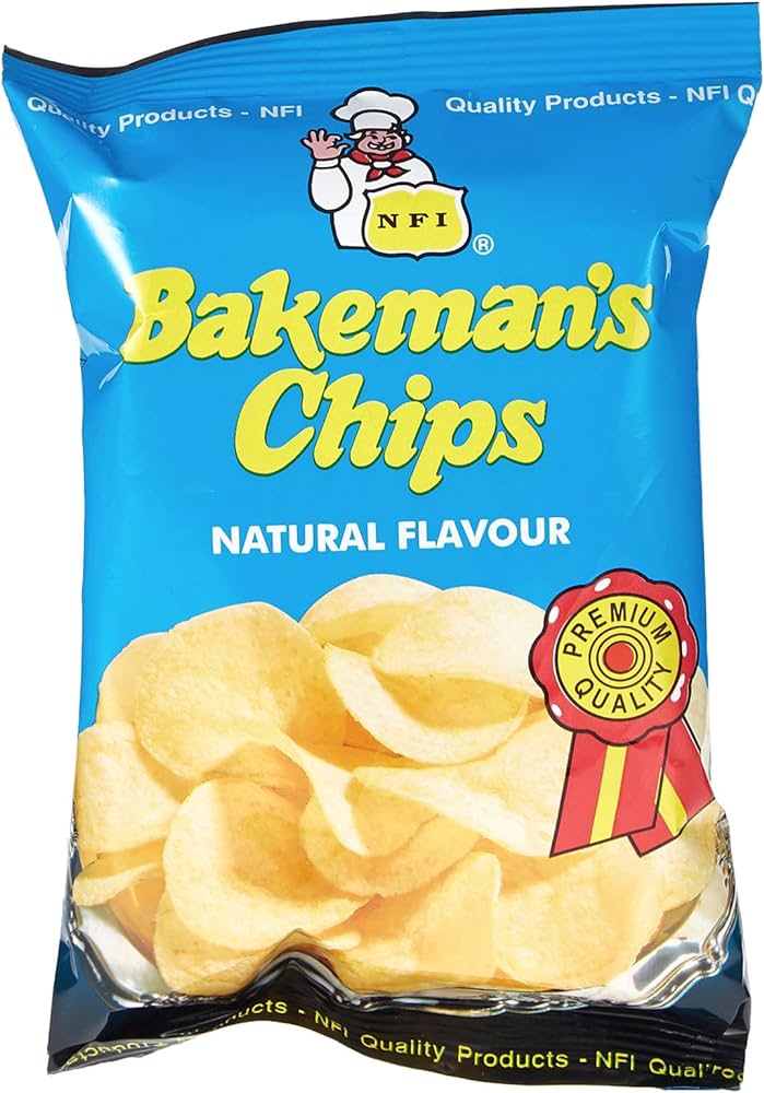Bakeman's Chips Natural Flavour 25 g