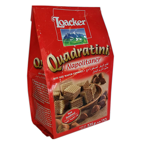 Loacker Quadratini Napolitaner Wafer 125g